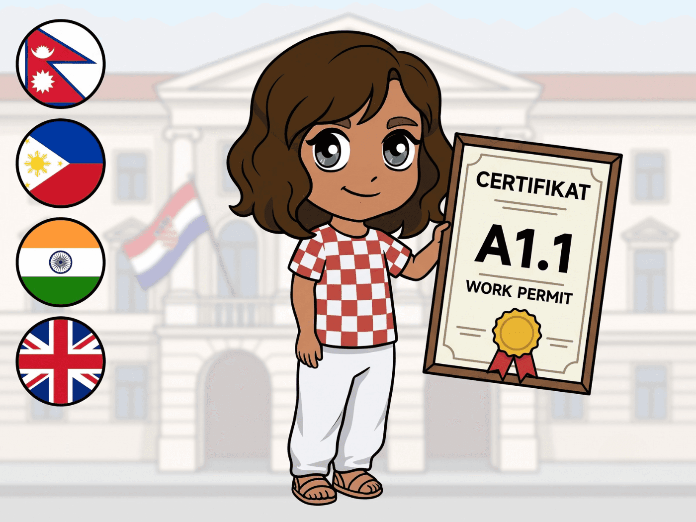 Example of an A1.1 certificate